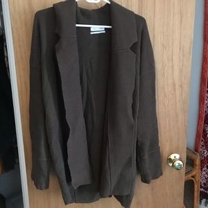 Heavy cardigan / sweater / blazer - forest green